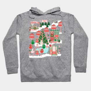 Mod Christmas Street Fair Hoodie